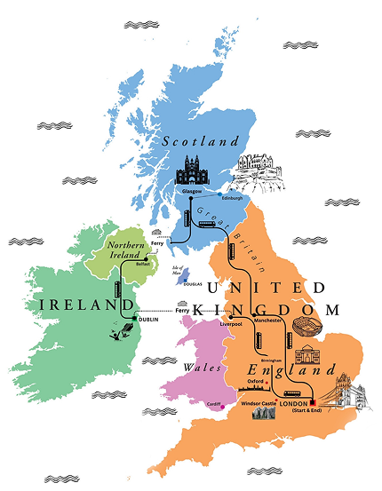 UK, Scotland & Ireland Tours Overview