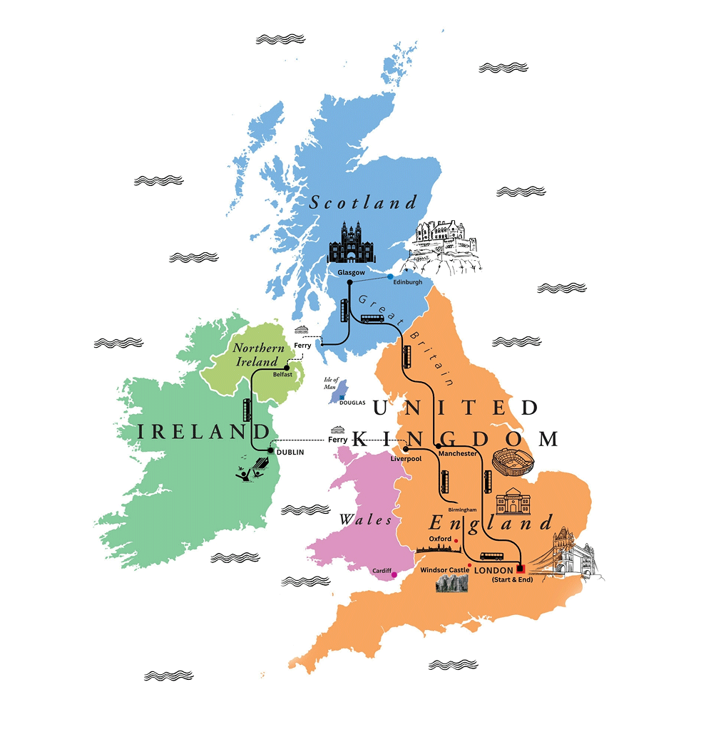 UK, Scotland & Ireland Tours Overview